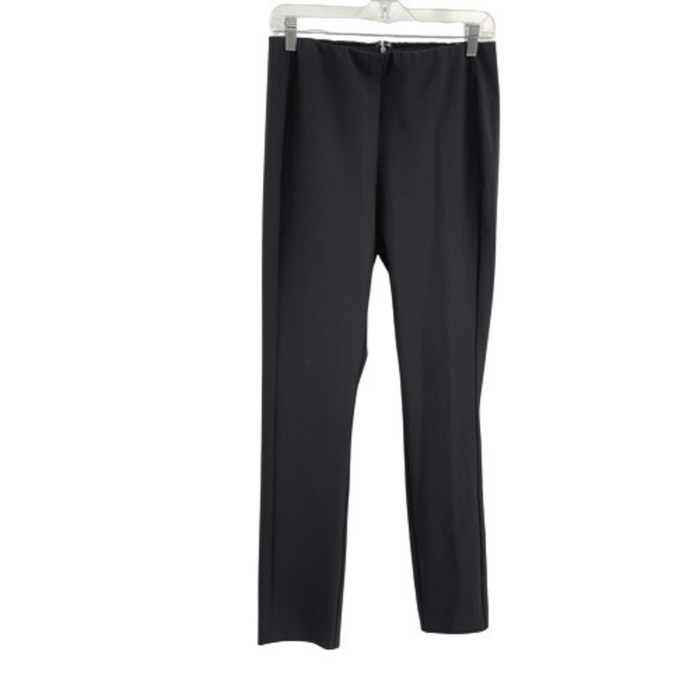 Theory Dress Pants Navalane Becker Women Size 10 Dark Navy Blue Slim Ankle Ponte